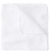White Cotton and Linen Pocket Square Product Thumbnail 1