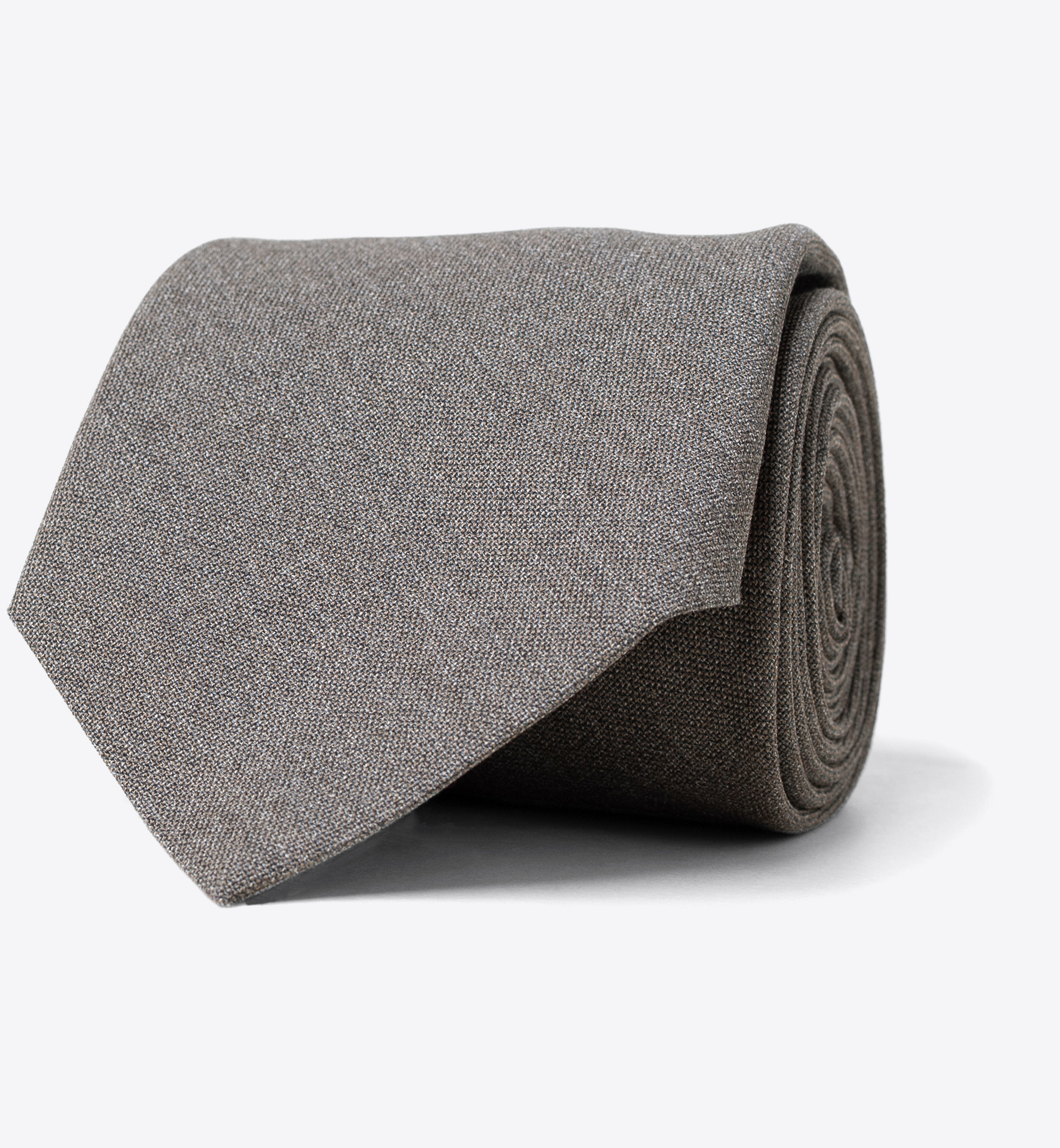 Taupe Fresco Wool Tie by Proper Cloth