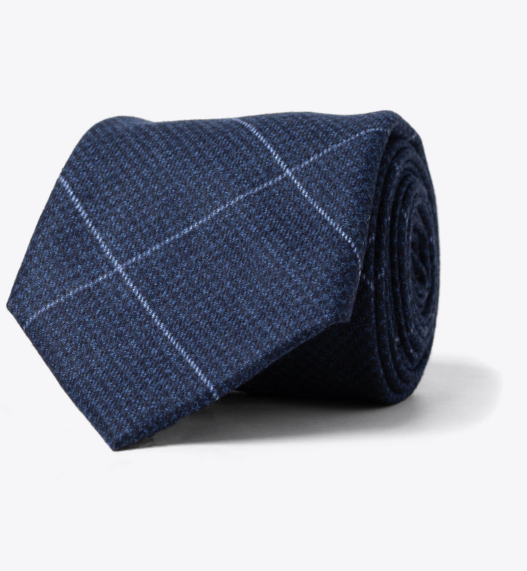 Navy Vincent Wool Tie main image 1