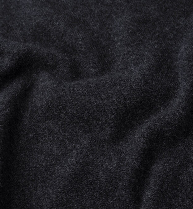 Charcoal Cashmere Half-Zip Sweater by Proper Cloth