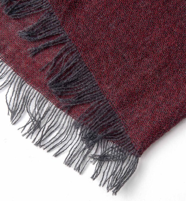 Scarlet Wool Gauze Scarf by Proper Cloth