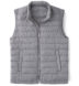 Brera Light Grey Merino Wool Zip Vest Product Thumbnail 1