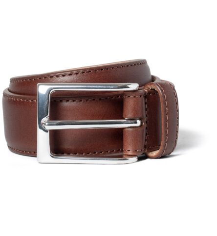 Walnut Vachetta Leather Belt by Proper Cloth