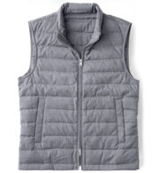 Suggested Item: Brera Grey Merino Wool Zip Vest