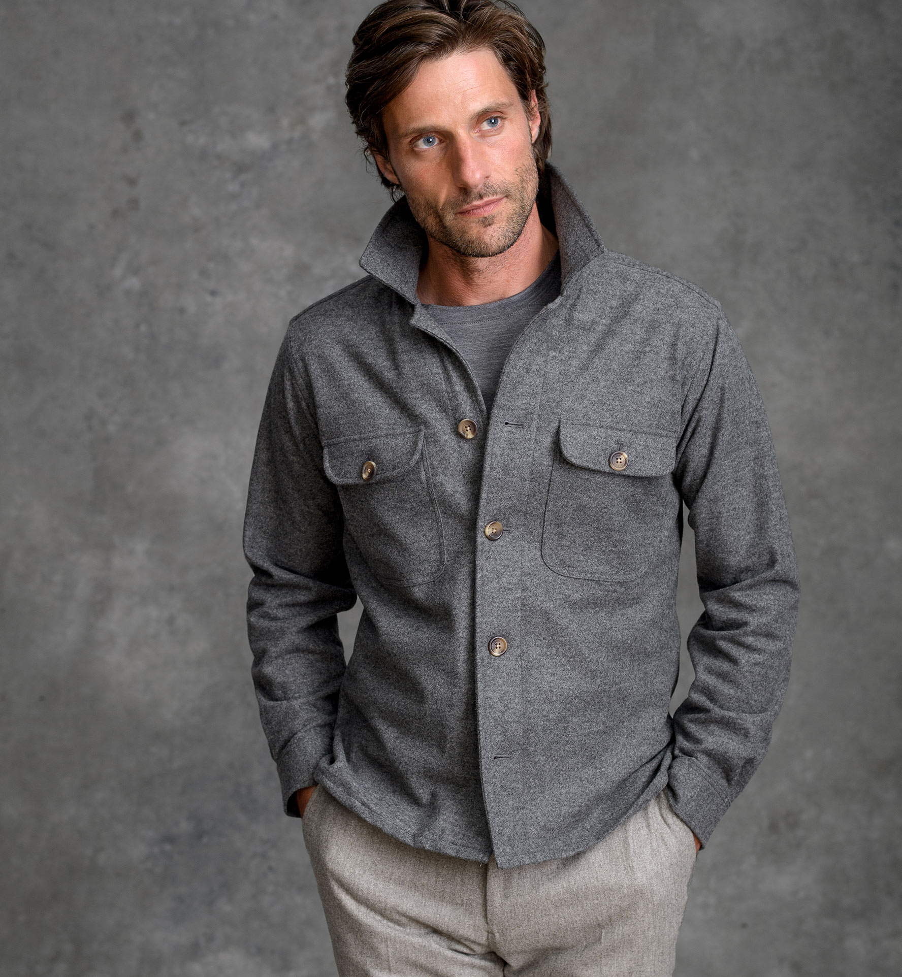 flowing overshirt