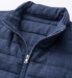 Zoom Thumb Image 1 of Brera Navy Glen Plaid Cotton and Linen Zip Vest