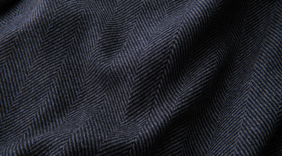 Bleecker Grey Herringbone Coat by Proper Cloth
