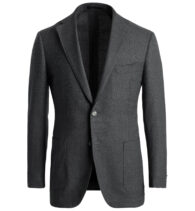 Suggested Item: Bedford Charcoal Wool Hopsack Jacket