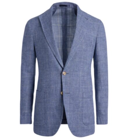 Thumb Photo of Blue Glen Plaid Wool Cotton Linen Waverly Jacket