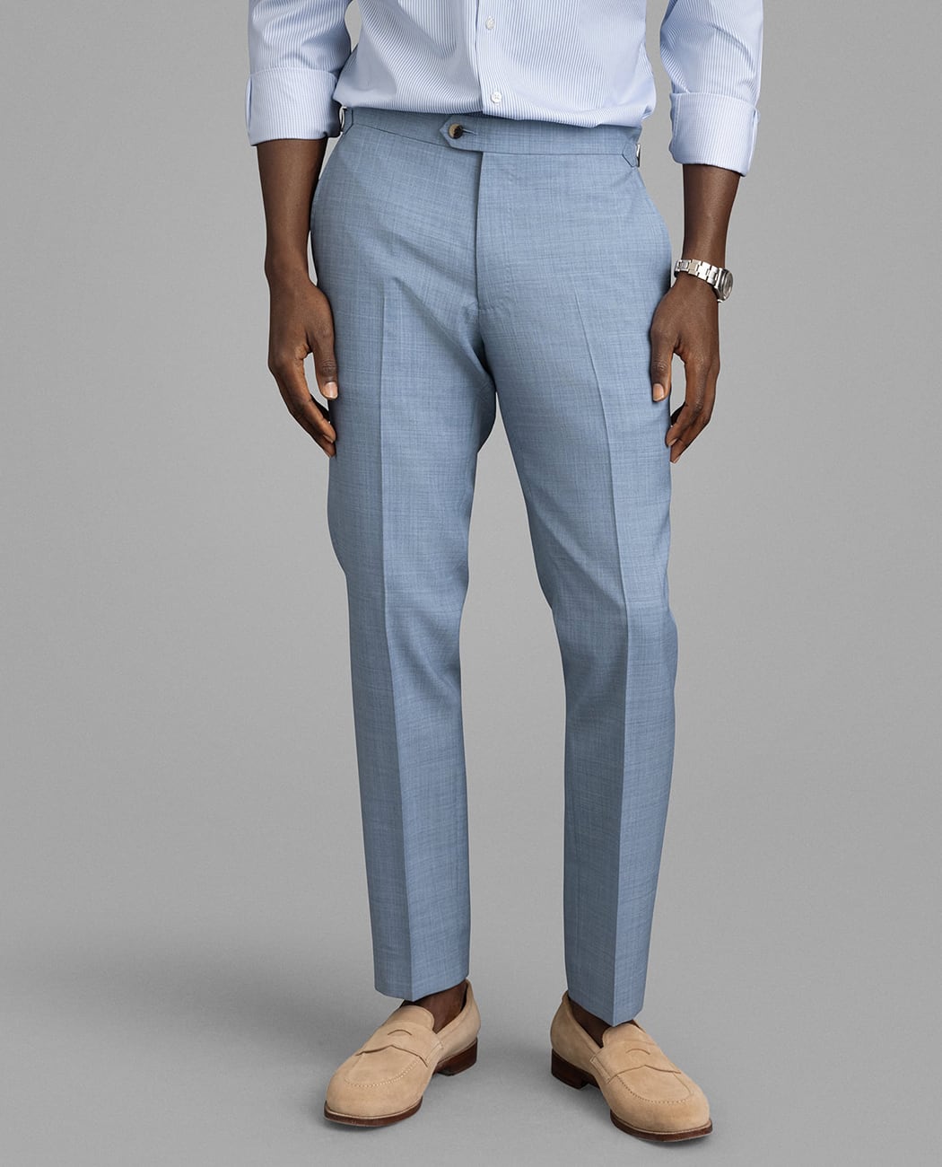 Shop Custom Pants | Men's Dress Pants Blue Pants - Proper Cloth
