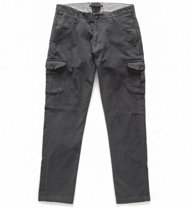 Thompson Grey Moleskin Cargo Pant - Custom Fit Pants