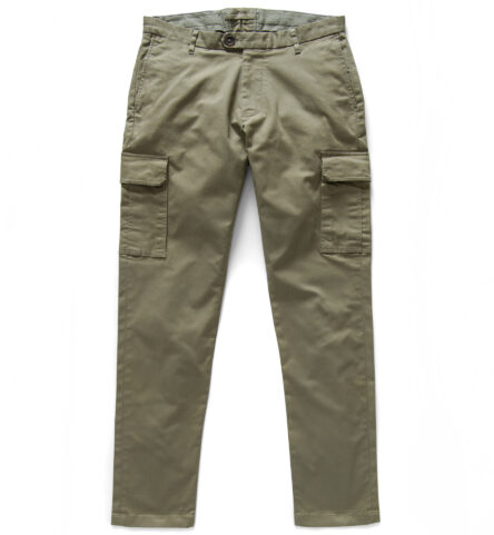 Thompson Surplus Green Herringbone Cargo Pant - Custom Fit Pants