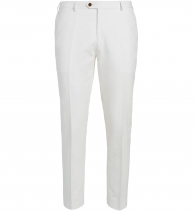 Thumb Photo of White Cotton and Linen Dress Pant
