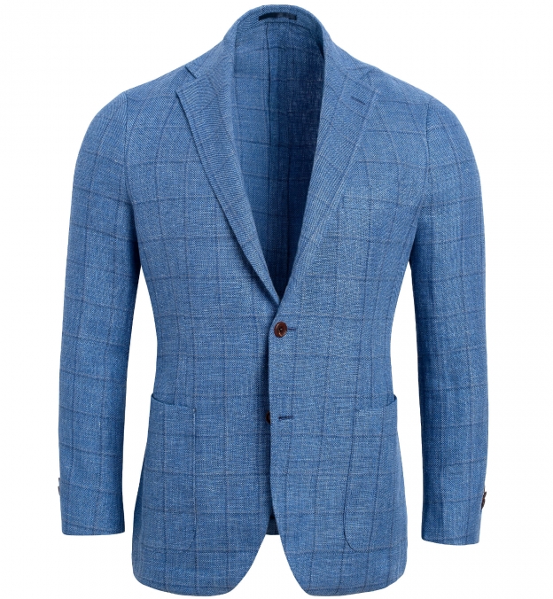 blue windowpane jacket