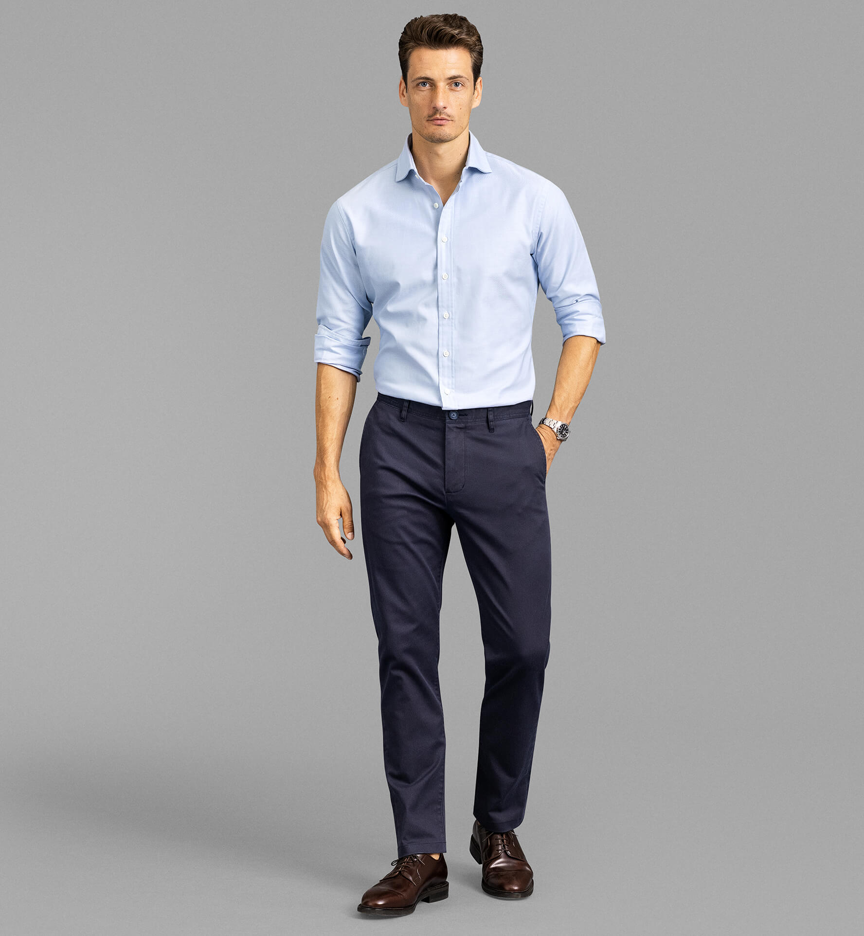 Pantalon Chino Droit Strellson - Coton Stretch Délavé Rouge - Taille W38 (48) - Occasion Très Bon état