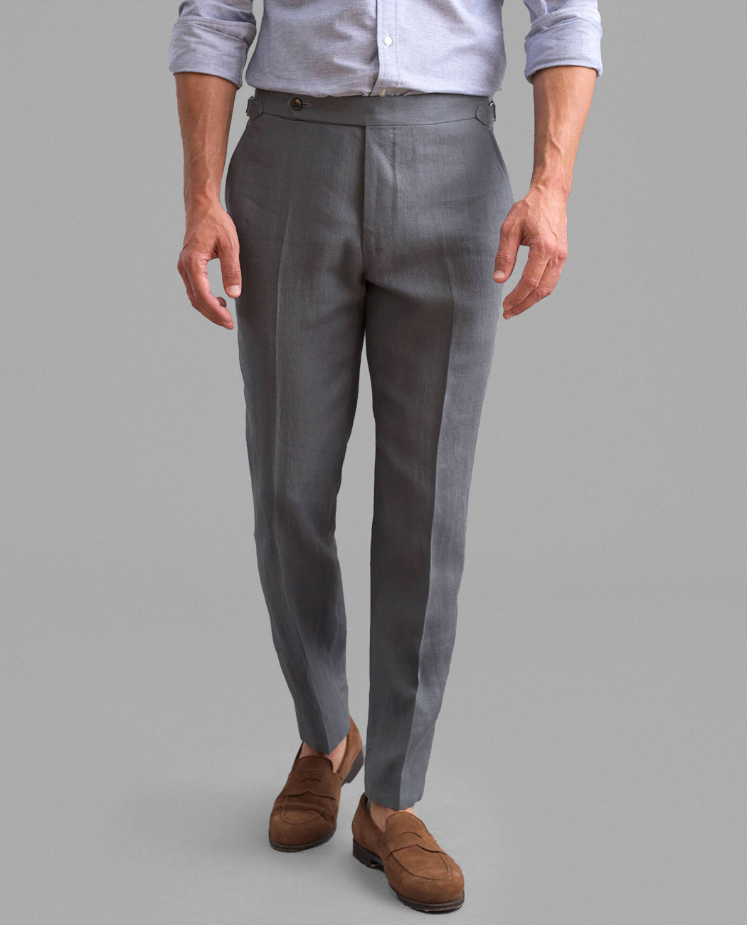 Shop Custom Pants | Men's Dress Pants Black / Grey Pants - Proper Cloth