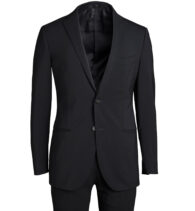 Suggested Item: Allen Black Stretch Wool Suit