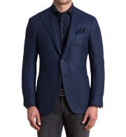 Suggested Item: Hudson Navy Basketweave Wool Flannel Jacket