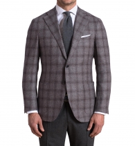 Suggested Item: Hudson Grey Plaid Wool and Cashmere Flannel Jacket