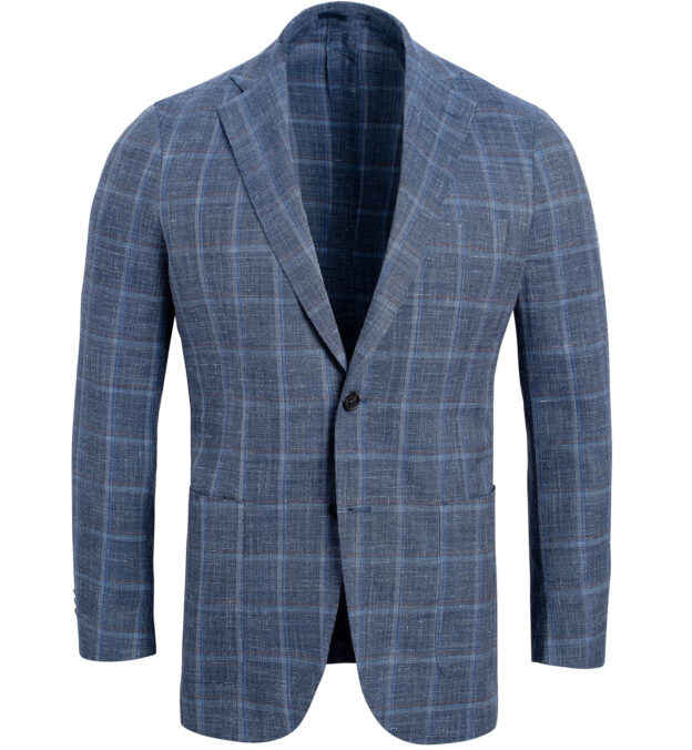 blue windowpane jacket