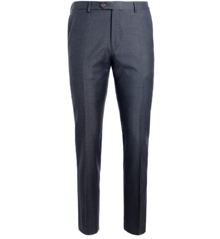 Allen VBC Charcoal S110s Wool Dress Pant - Custom Fit Tailored Clothing