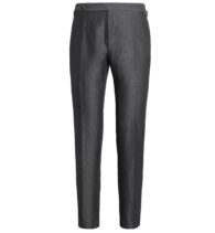 Suggested Item: Allen Charcoal Wool and Linen Blend Dress Pant