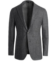 Suggested Item: Waverly Charcoal Slub Weave Flannel Jacket