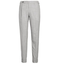 Suggested Item: Allen Light Grey S130s Tropical Wool Pleated Dress Pant