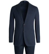 Suggested Item: Waverly Navy Supima Stretch Cotton Twill Suit