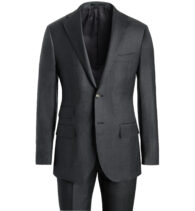 Suggested Item: Allen Grey Melange Wool Suit