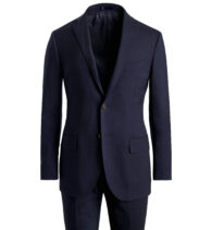 Suggested Item: Allen Navy Stretch Wool Plain Weave Suit