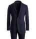 Zoom Thumb Image 1 of Allen Navy Stretch Wool Plain Weave Suit
