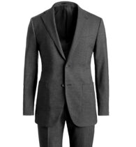 Suggested Item: Bedford Grey Stretch Wool Textured Weave Suit