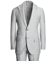 Suggested Item: Bedford Light Grey Linen Blend Suit