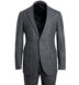 Zoom Thumb Image 1 of Allen Grey Chalkstripe Wool Flannel Suit