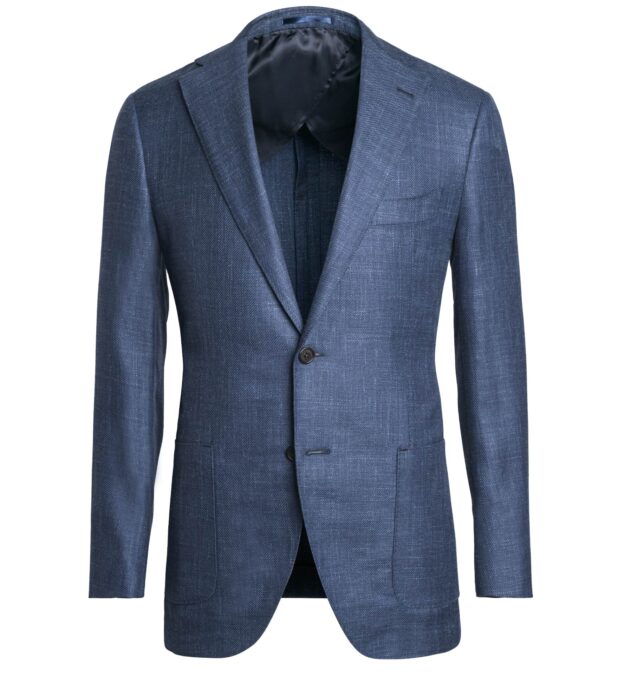 Hudson Ocean Linen Blend Loro Piana Fabric Jacket - Custom Fit Tailored ...