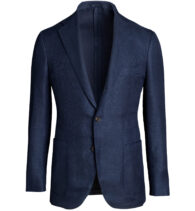 Suggested Item: Bedford Navy Wool and Linen Hopsack Jacket