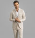 Zoom Thumb Image 7 of Bedford Stone Wool Linen and Silk Stretch Suit