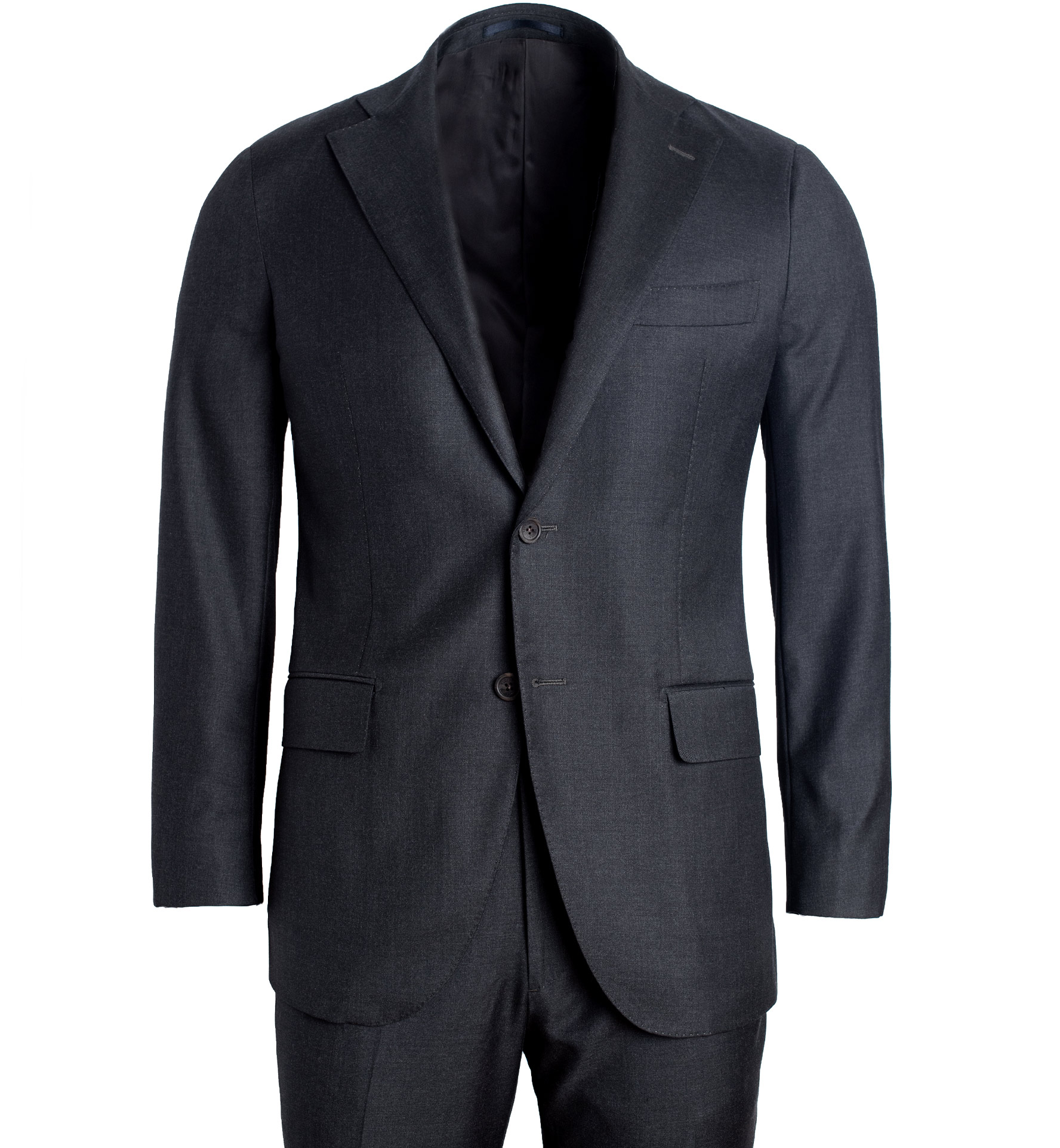 Allen VBC Grey S110s Wool Suit - Custom Fit Tailored Clothing