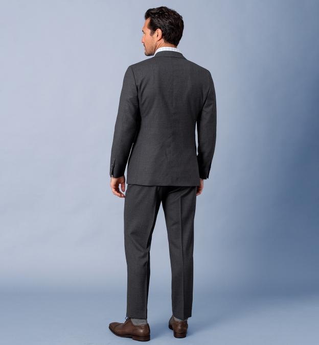 Allen Charcoal Comfort Fresco Suit - Custom Fit Tailored Clothing