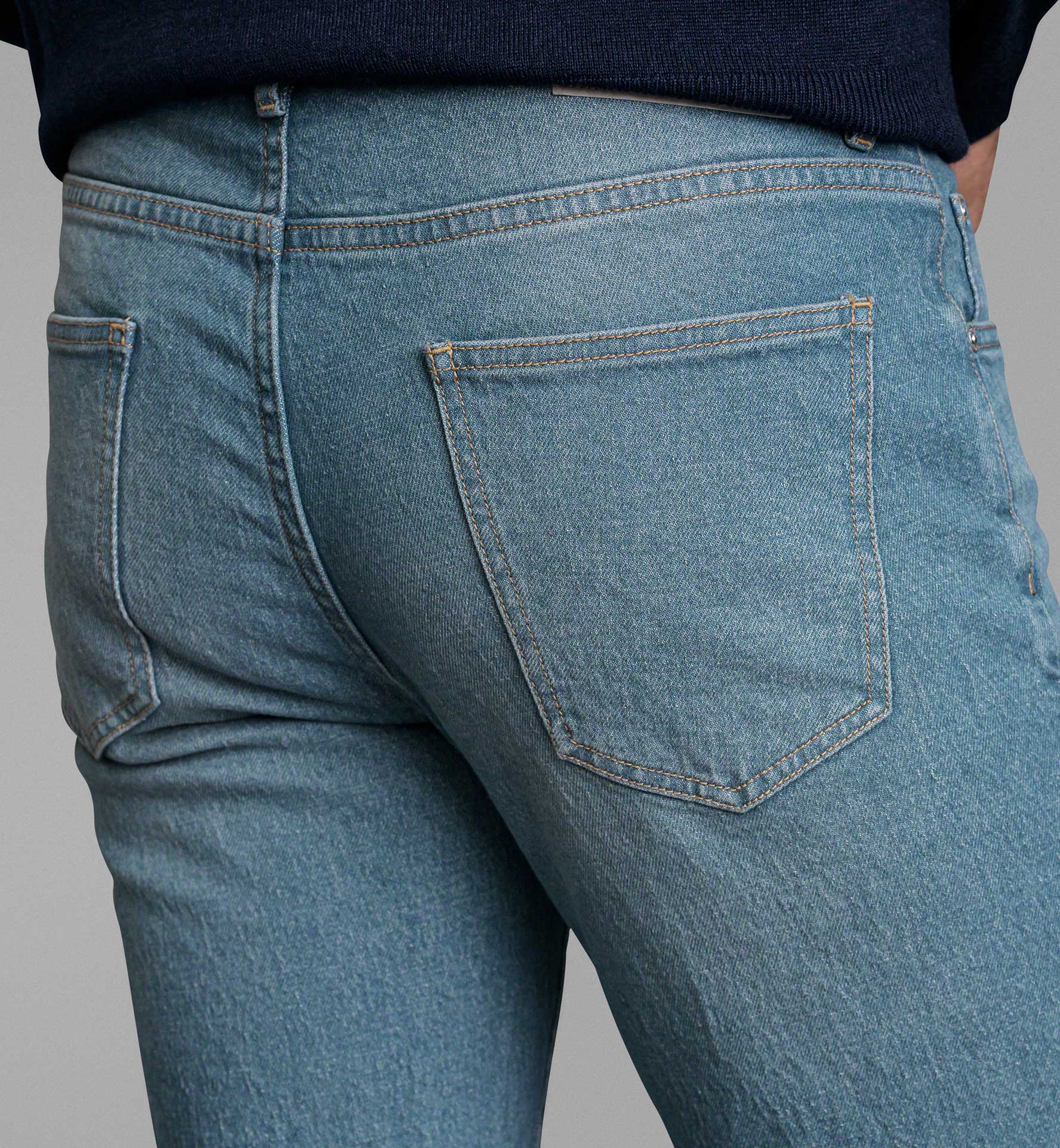 Essex 10.75oz Light Wash Stretch Jeans Custom Fit Pants