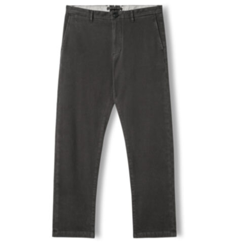 Di Sondrio Dark Navy Stretch Peached Cotton Chino - Custom Fit Pants