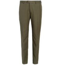 Suggested Item: Allen Olive Cotton and Linen Dress Pant
