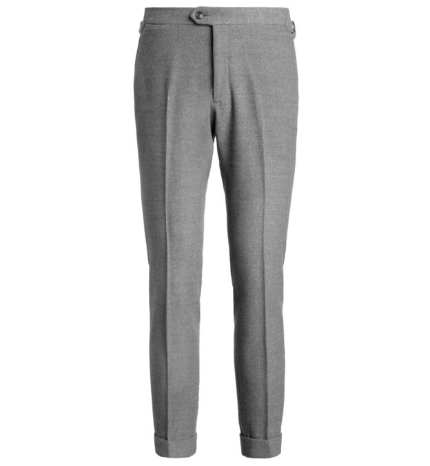 Drago Grey Wool Corduroy Dress Pant - Custom Fit Tailored Clothing