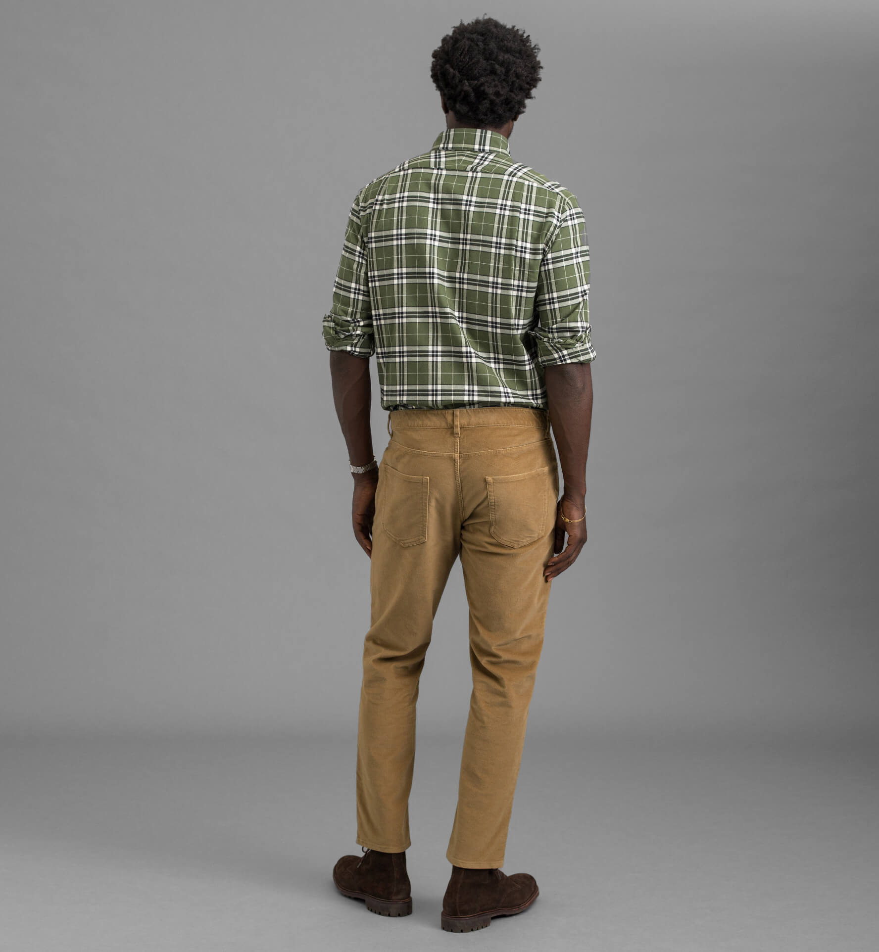 Firenze Hazel Stretch Textured Moleskin 5 Pocket Custom Fit Pants