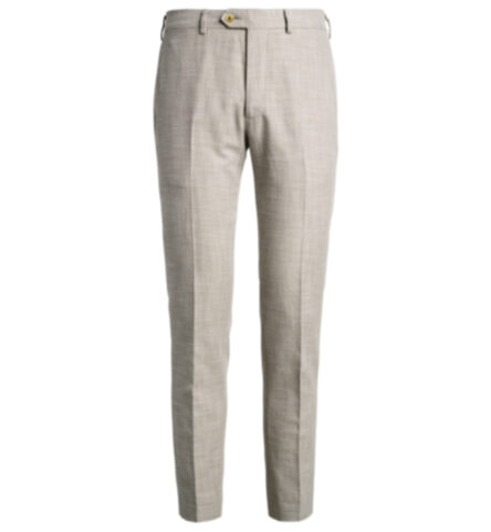 Beige Irish Linen Dress Pant - Custom Fit Tailored Clothing