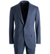 Thumb Photo of Peak Lapel Reda Slate Micro Texture Stretch Allen Suit