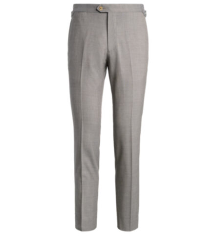 Thumb Photo of Drago Taupe S130s Tropical Wool Dress Pant