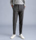 Zoom Thumb Image 3 of Allen Grey Heavy Stretch Cotton Twill Dress Pant
