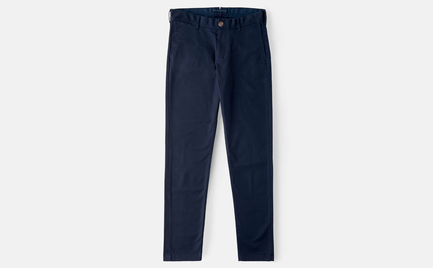 Bowery Navy Stretch Heavy Cotton Chino - Custom Fit Tailored Clothing